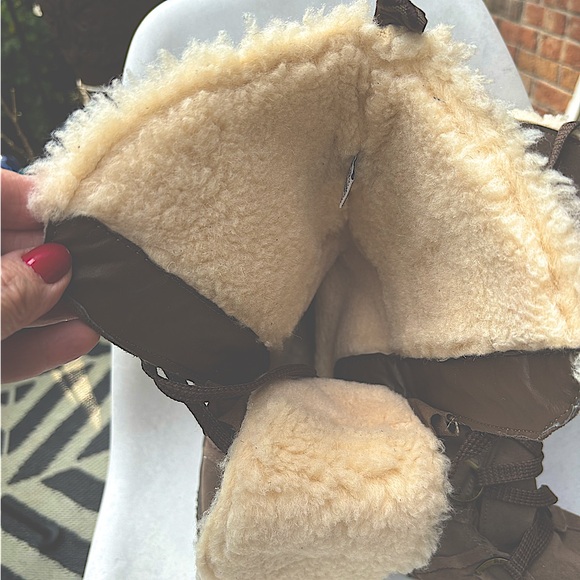 Bear Paw Justice Boots Tall Winter Boots, Lace Up Front Woman’s Size 10 NWOT - Picture 7 of 16